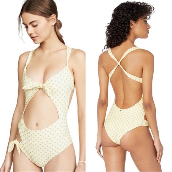NWT For Love and Lemons 🍋 Limoncello Swimsuit Bathing suit One Piece - Picture 2 of 7